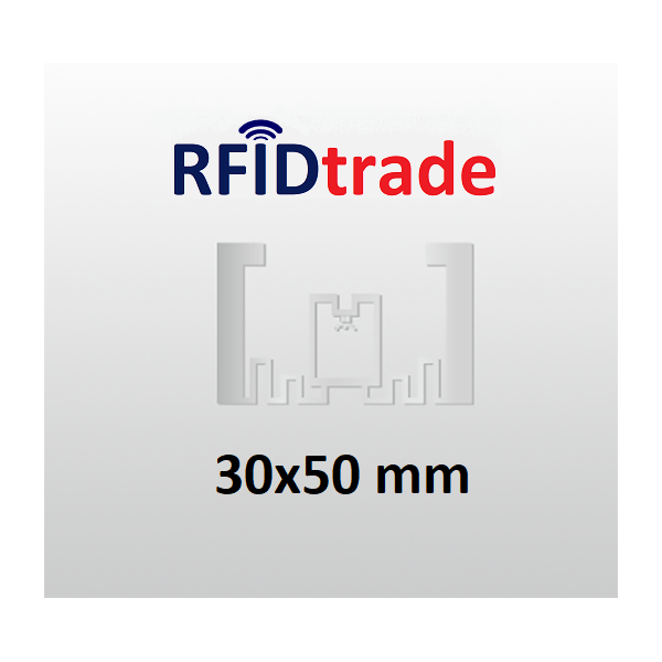 RFID UHF Tag RAIN Impinj Monza R6 30x50mm - RFID Trade